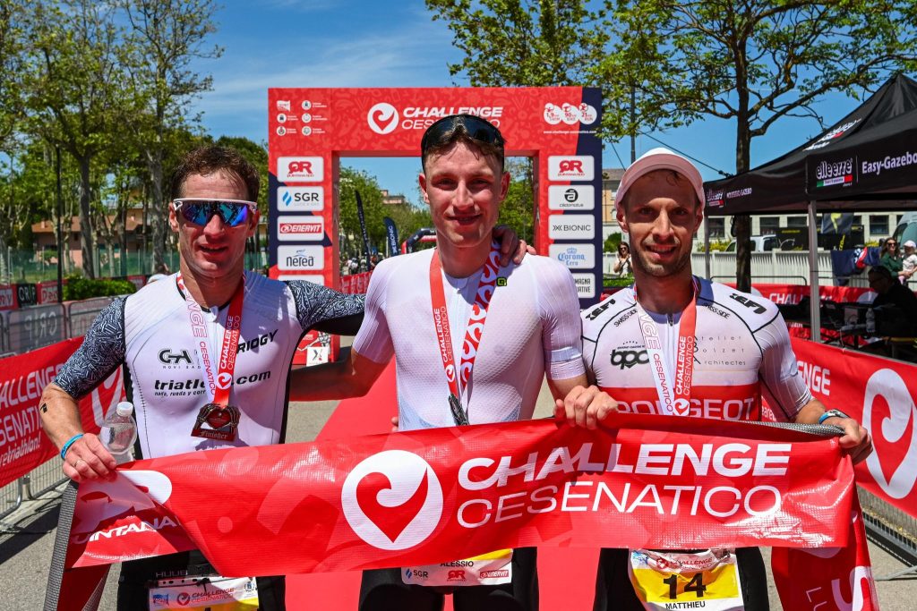 Podio maschile di Challenge Cesenatico 2025